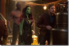 Marvel's Guardians Of The Galaxy</p><br />
<p>L to R: Drax the Destroyer (Dave Bautista) , Gamora (Zoe Saldana) & Peter Quill/Star-Lord (Chris Pratt)</p><br />
<p>Ph: Jay Maidment</p><br />
<p>©Marvel 2014