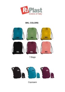 RiPlast MySchool - BKL Colors T-Bags e coprizaini gamma LOGO